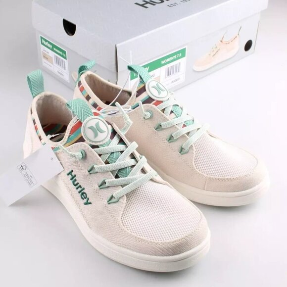 Hurley Women's Beige Castaic Sneaker, Size: 9 - Picture 1 of 12